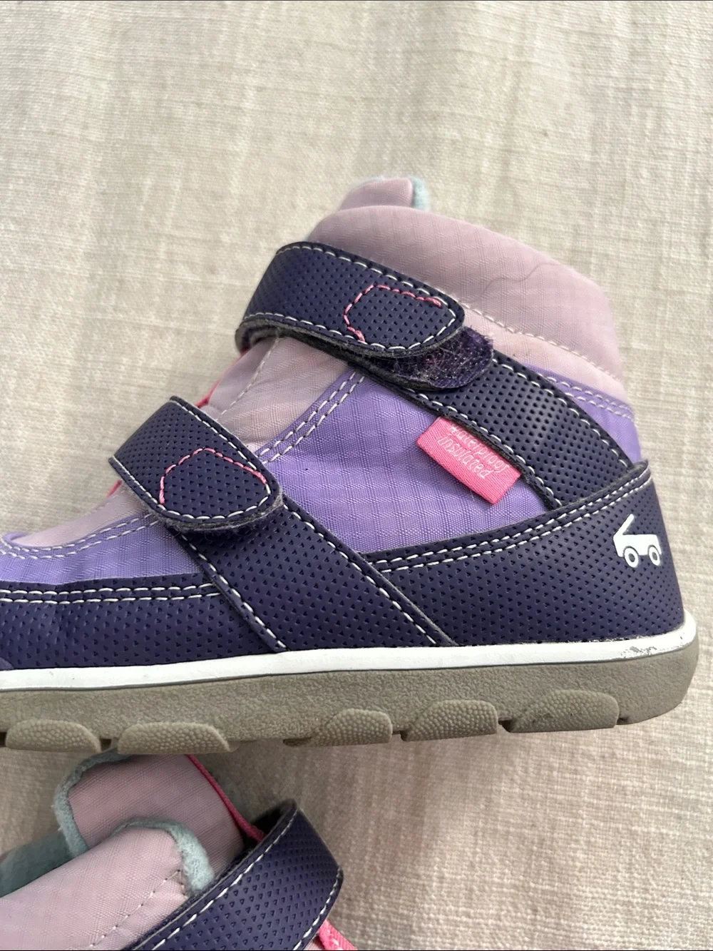 See Kai Run Atlas II Waterproof Boots Purple High-Top Insulated Size 11